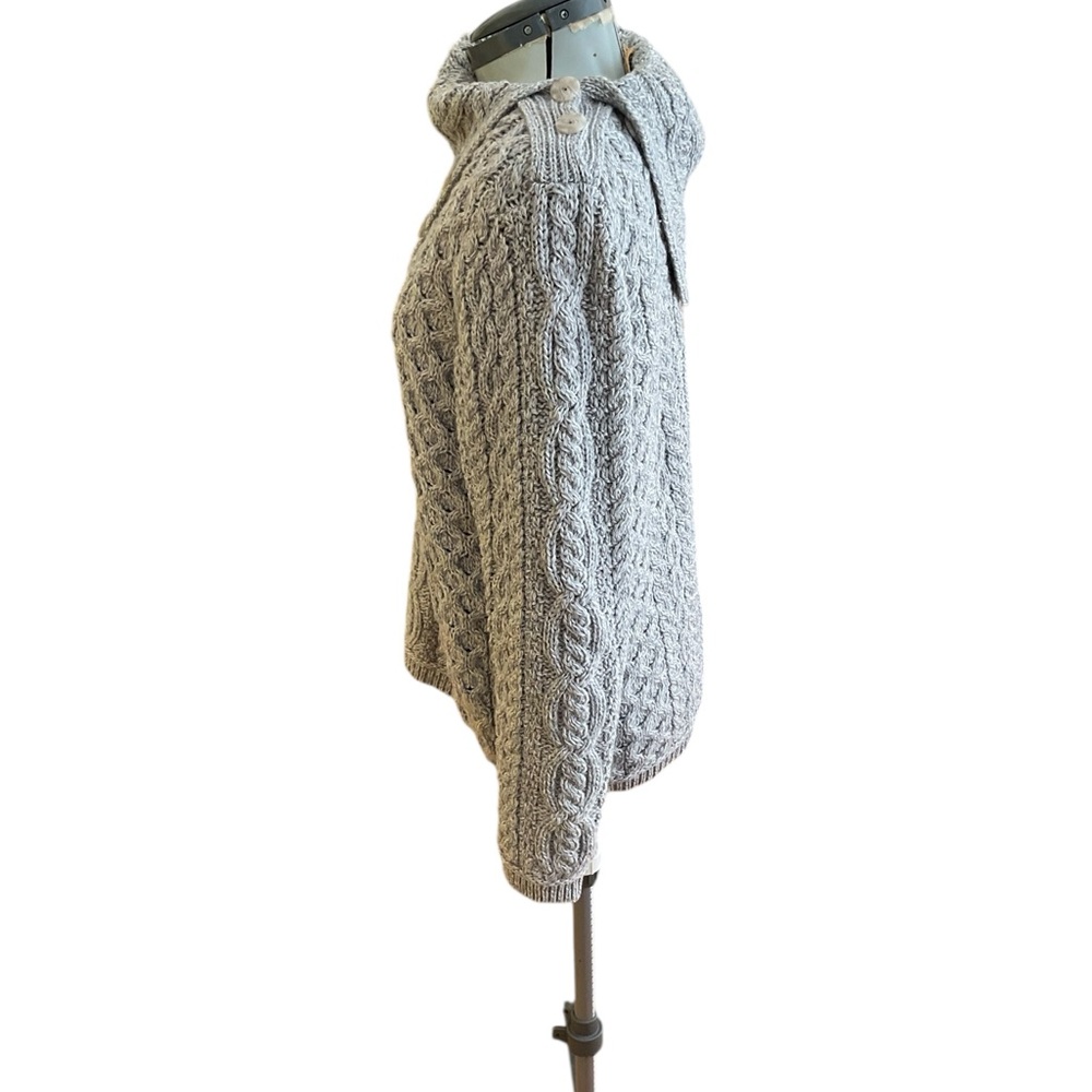 Aran sweater market merino sweater size M - Picture 5 of 10